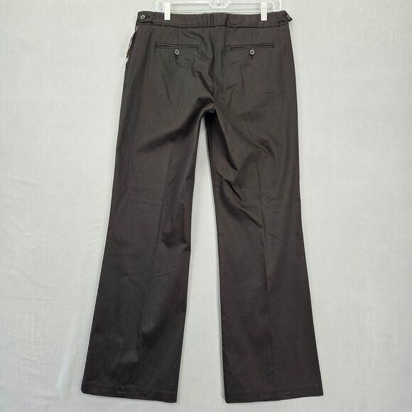 Attention Black Pants NEW Stretch Trouser Straight Leg Classic Women Size 10 Zip - Picture 2 of 11